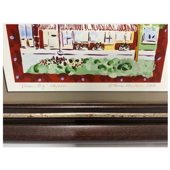 Tania Knudsen Dream Big Signed Numbered 108/250 Walton's Art Print Framed 2008 - Picture 4 of 16